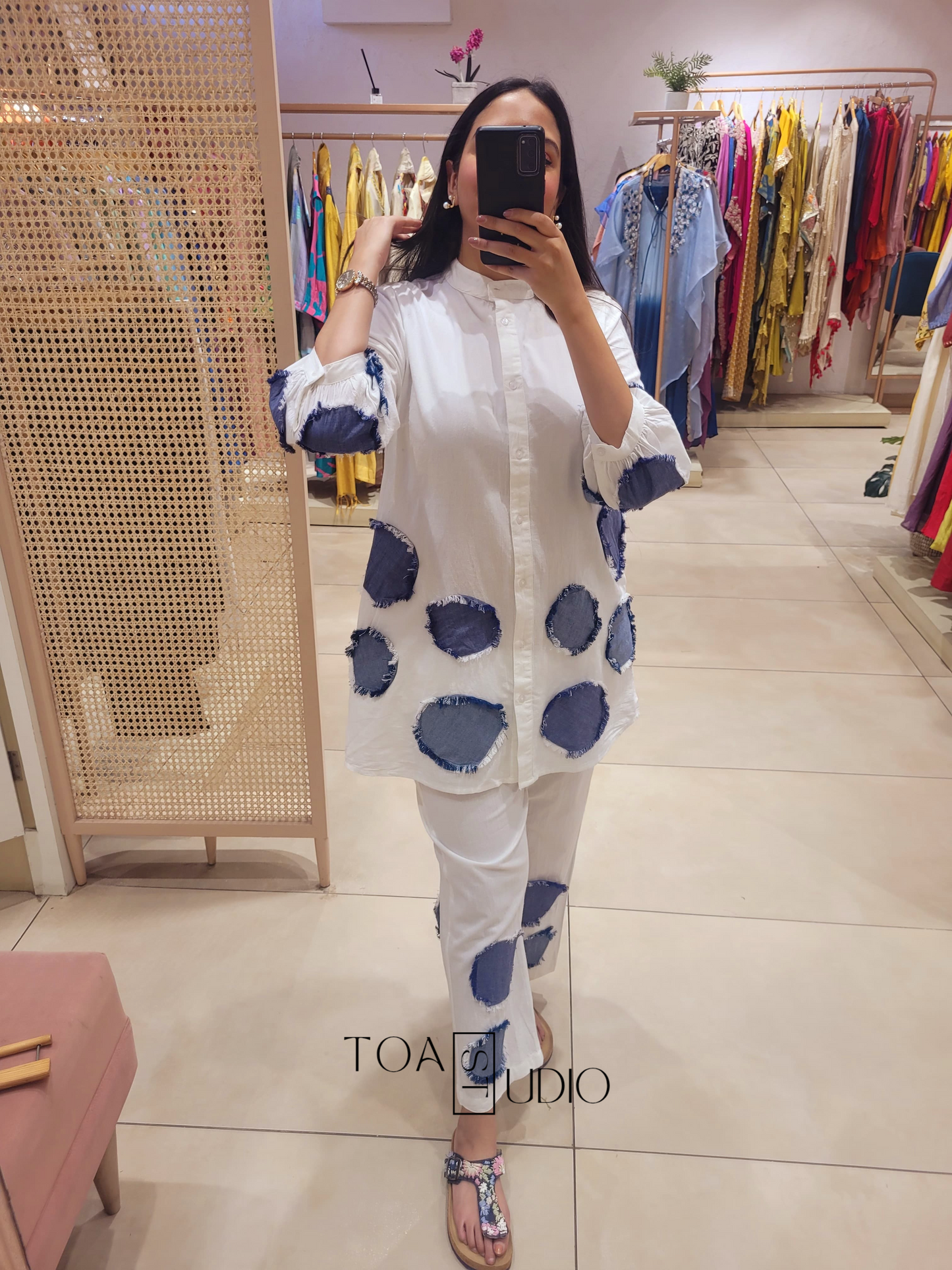 Denim Rip Set(Ready To Ship)