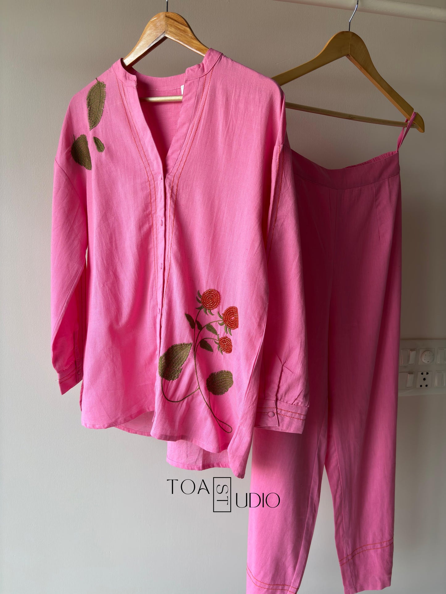 Salmon Co-ord set (Ready To Ship)