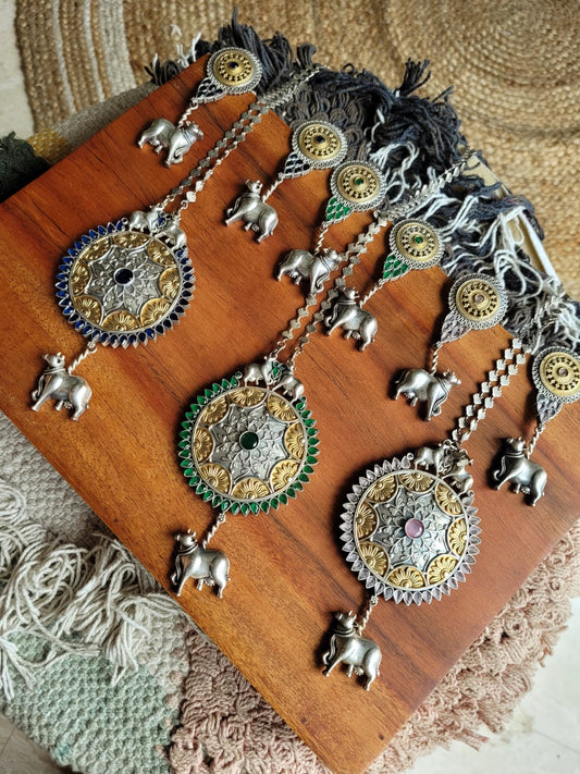 Pichwai art Necklace set