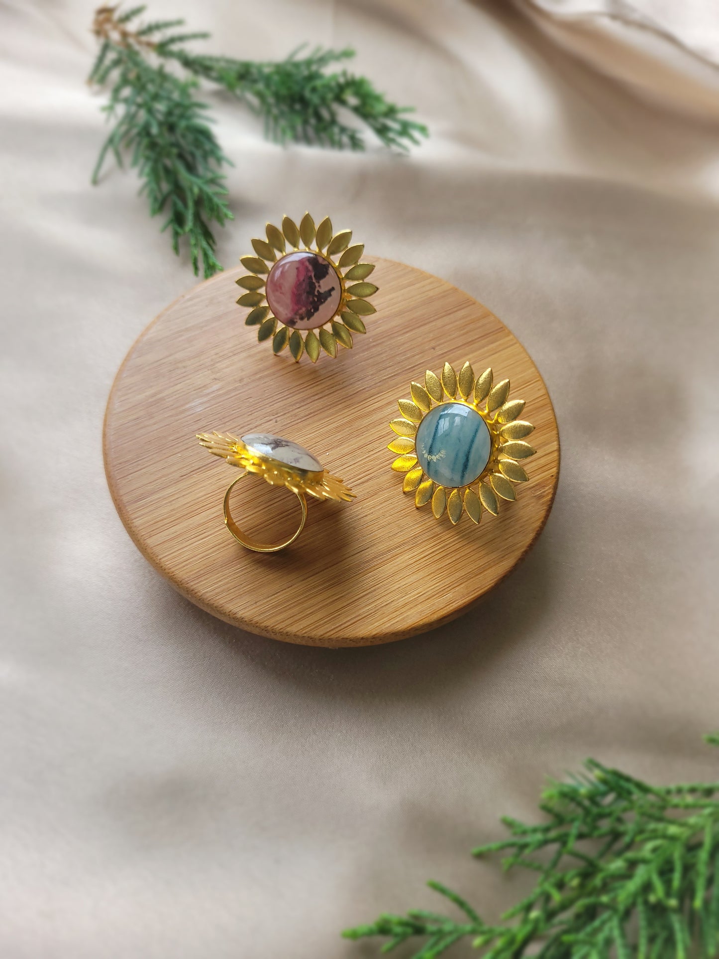 Sunflower Rings - Adjustable