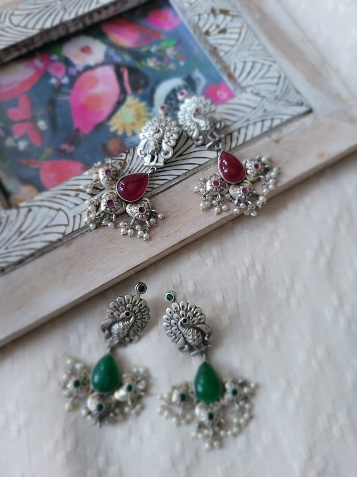 The Maroon Dazzling Peacock