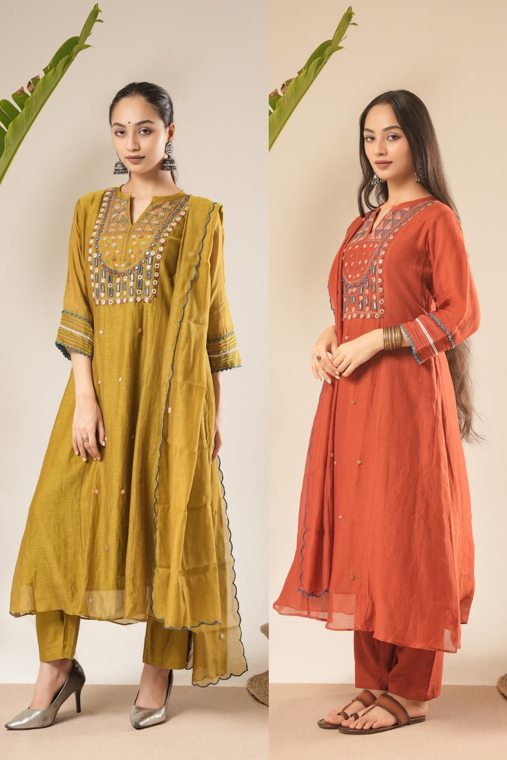 Sugandha Ethnic Mulchanderi Set (Ready To Ship)