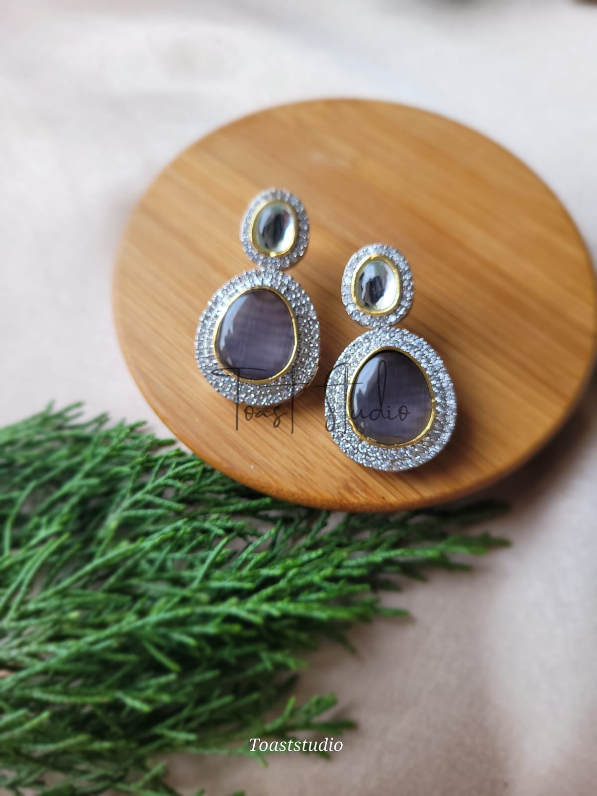 Purple Shade With AD Stone