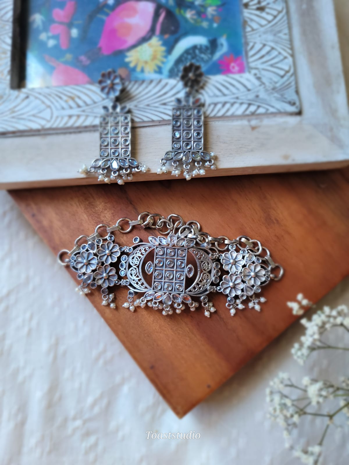 Ethnic Encarving Choker - Neutral