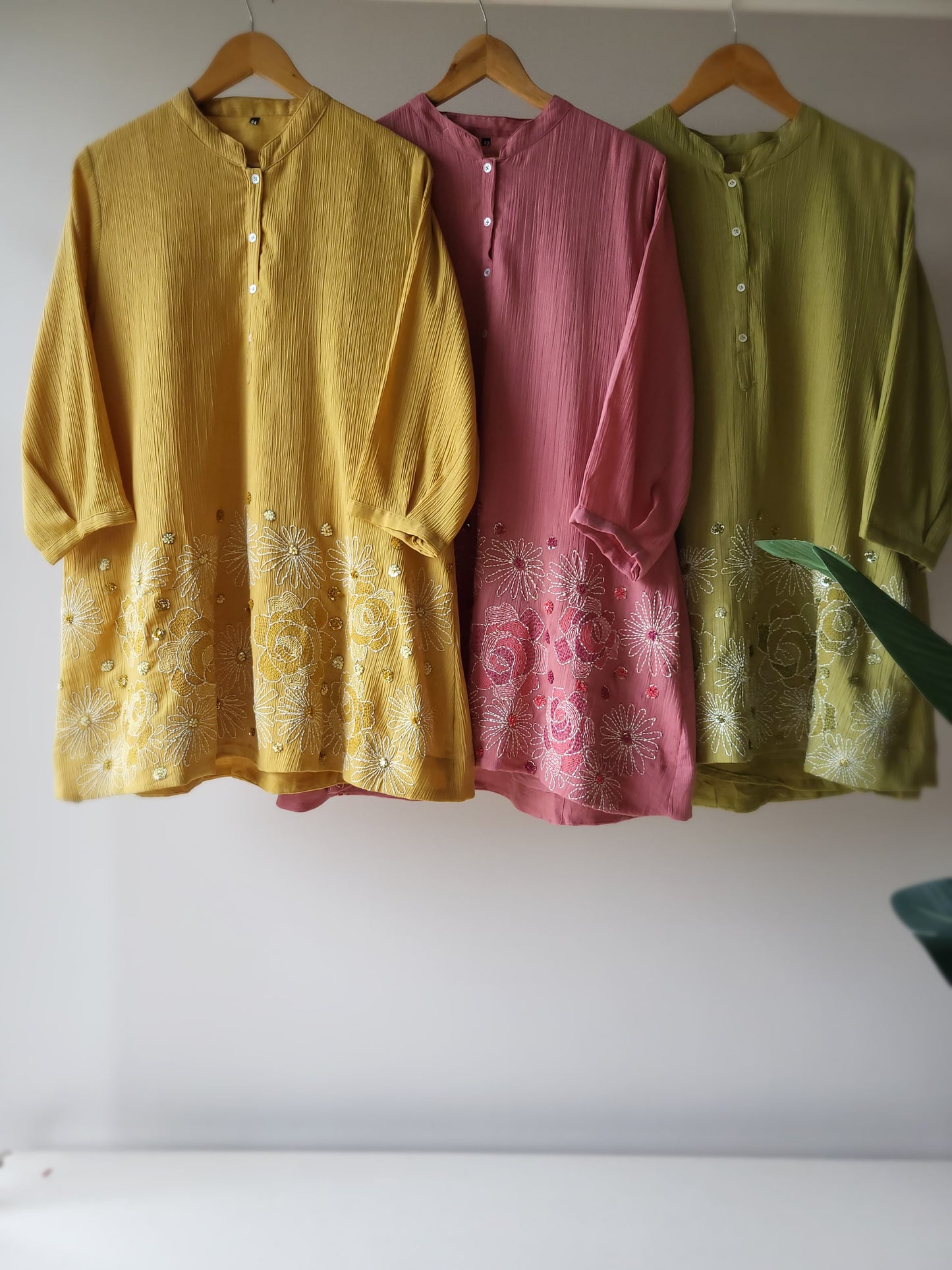 Cotton Crushed Cord set (Ready Stock)
