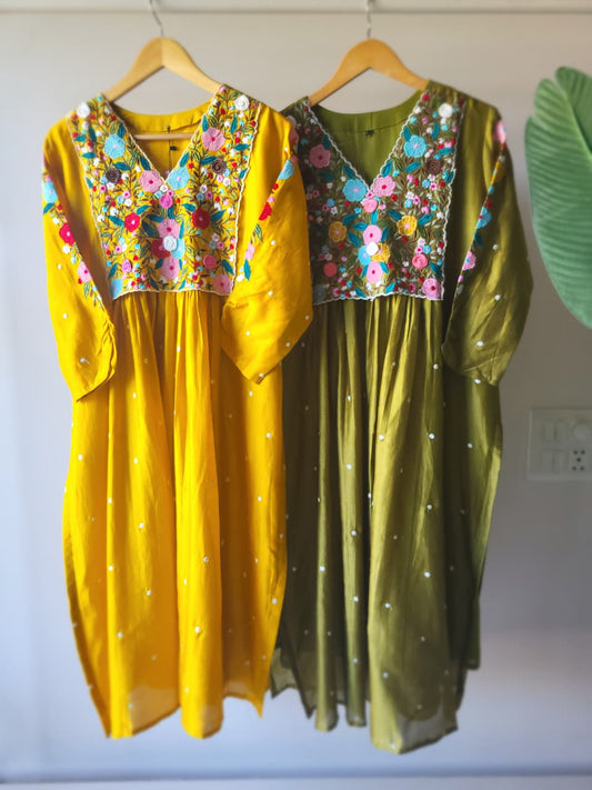 Vasanti Phool Set (Ready To Ship)
