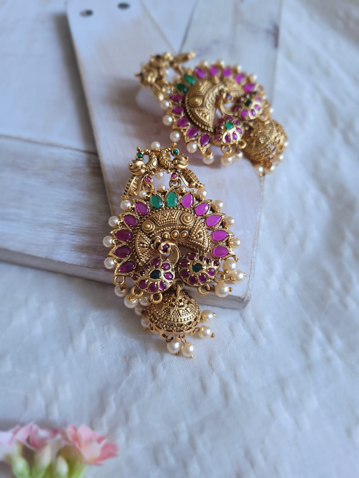 Ruby emerald pearl