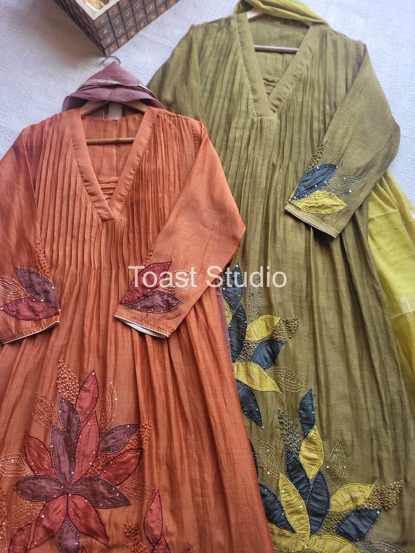 Moroccan Applique Suit (Ready to Ship)