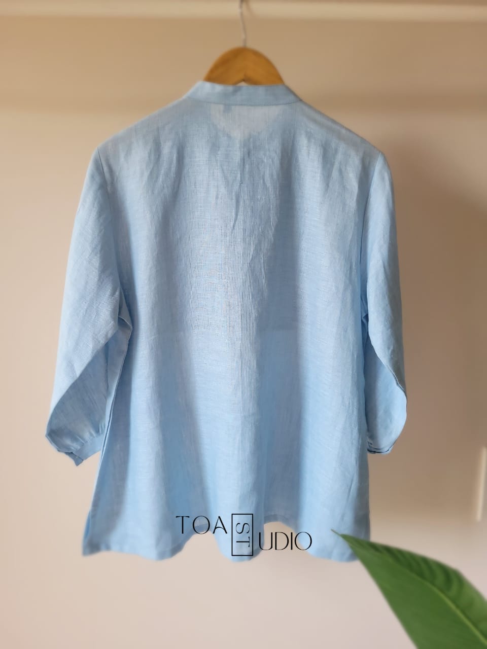 Cool Mist Linen Shirt (Ready To Ship)