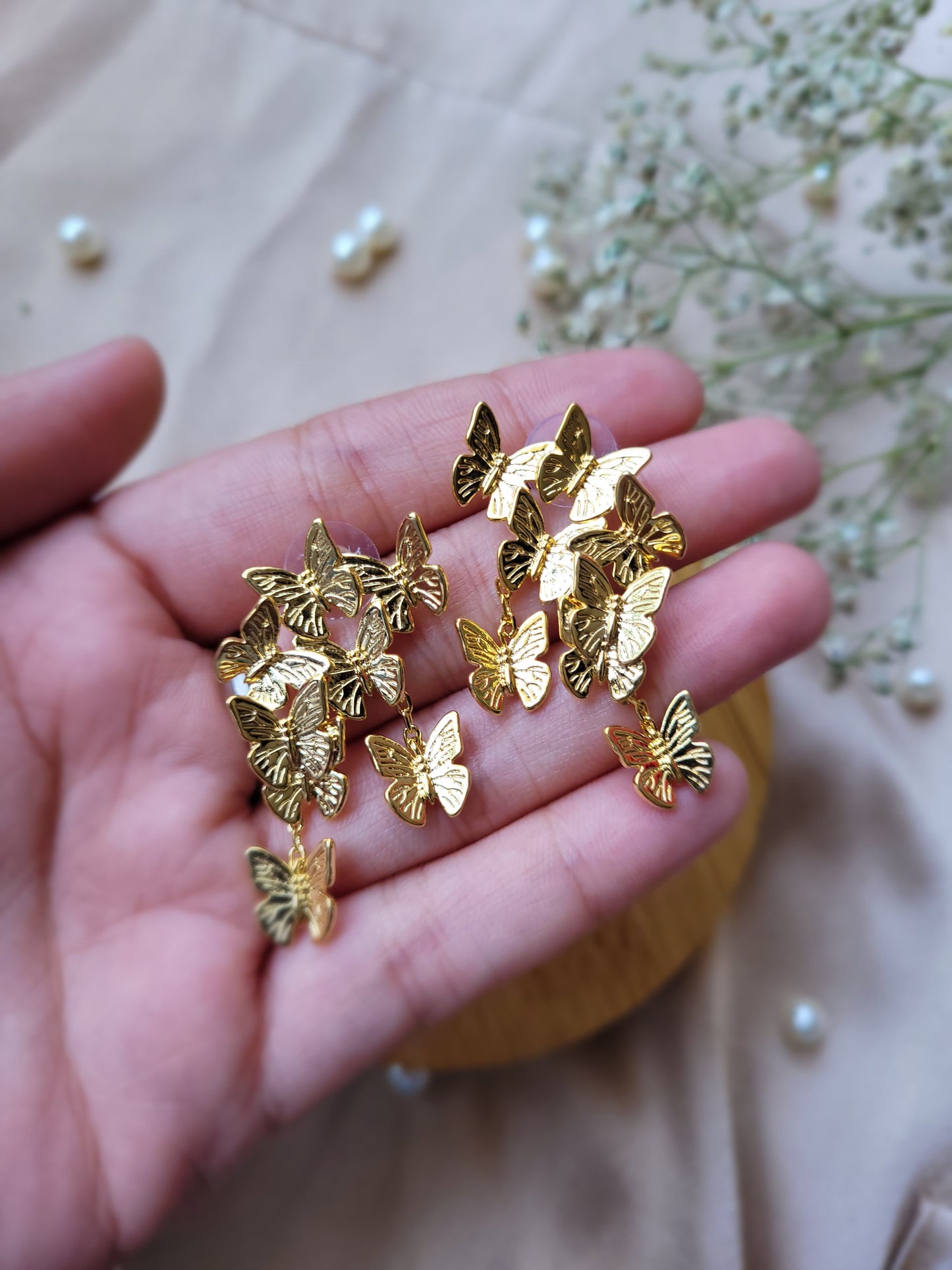 Butterfly Cluster Earrings