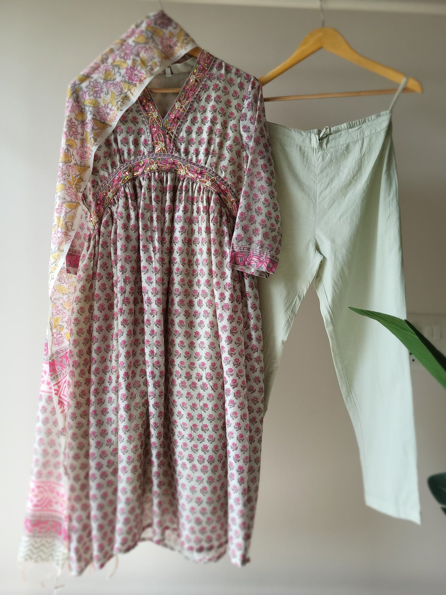 Padma Chanderi suit Set (Readystock)
