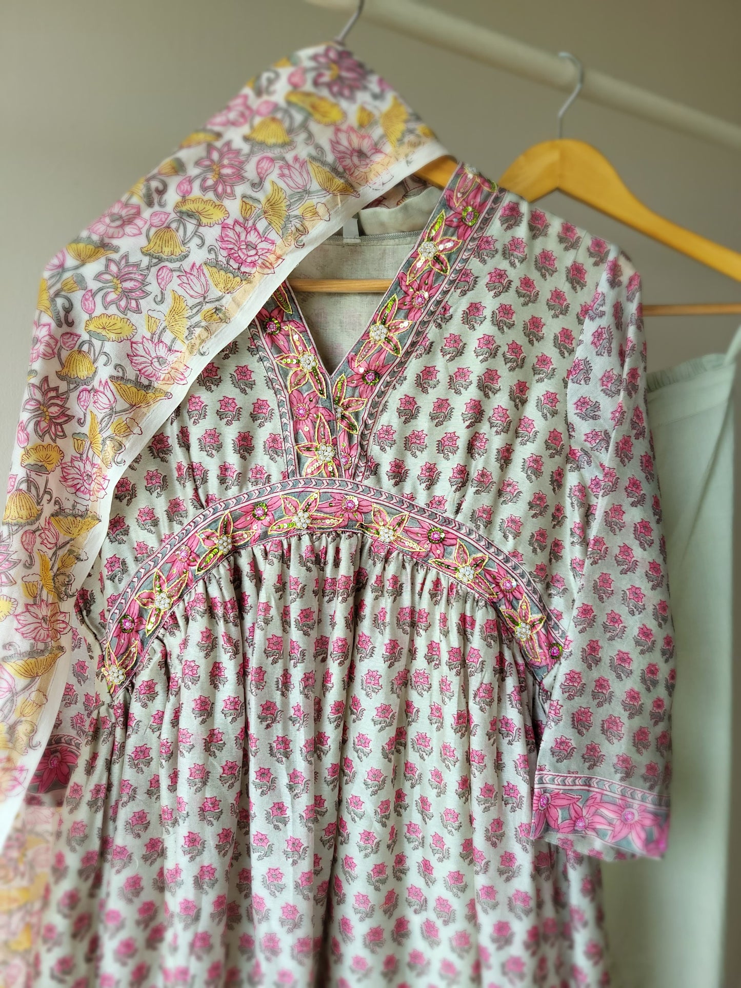 Padma Chanderi suit Set (Readystock)