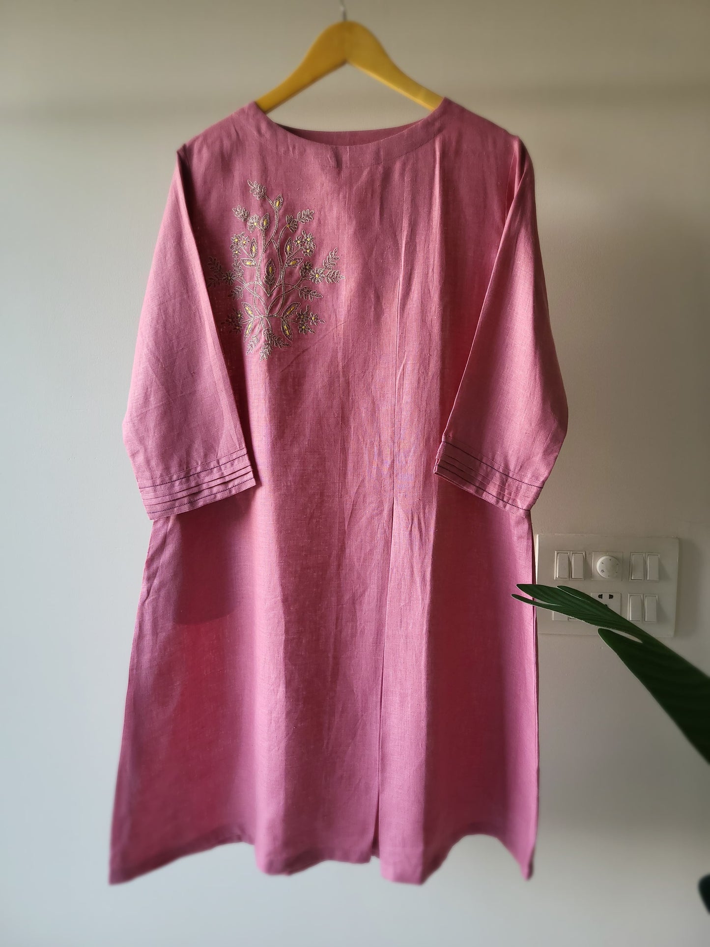 Pure linen Kurti (Ready To Ship)