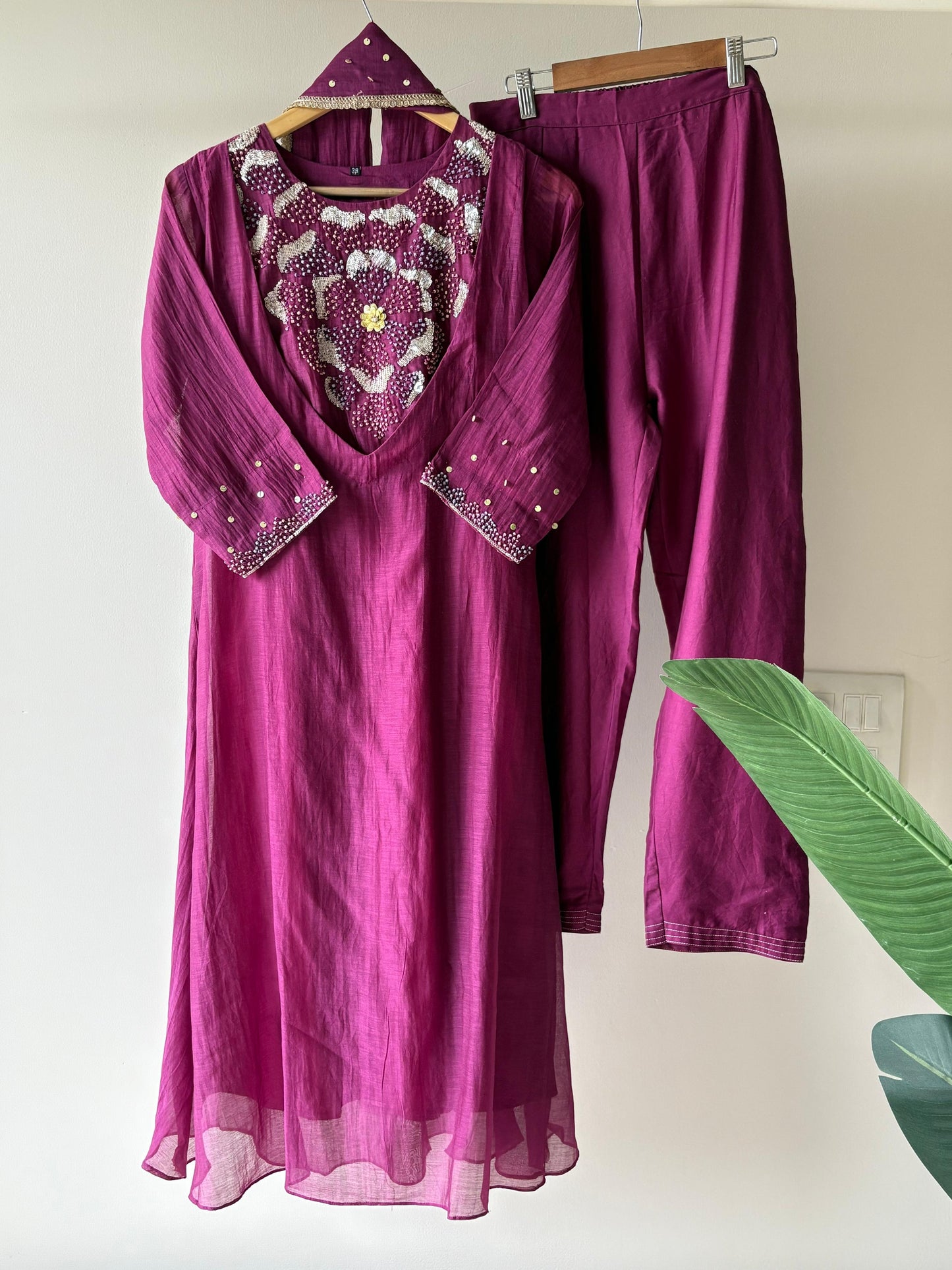 Jodhpuriya Double layer Kurti set