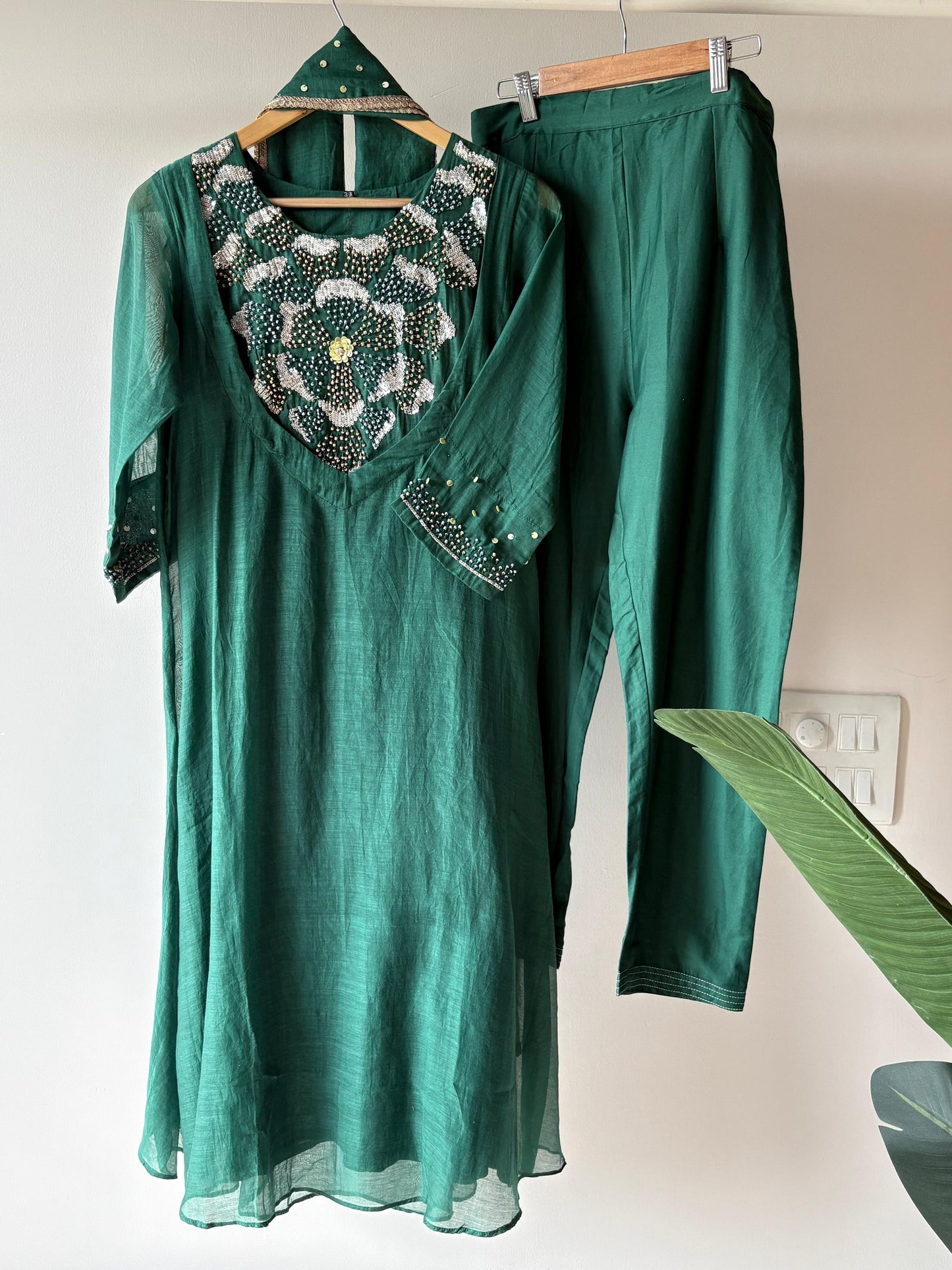Jodhpuriya Double layer Kurti set
