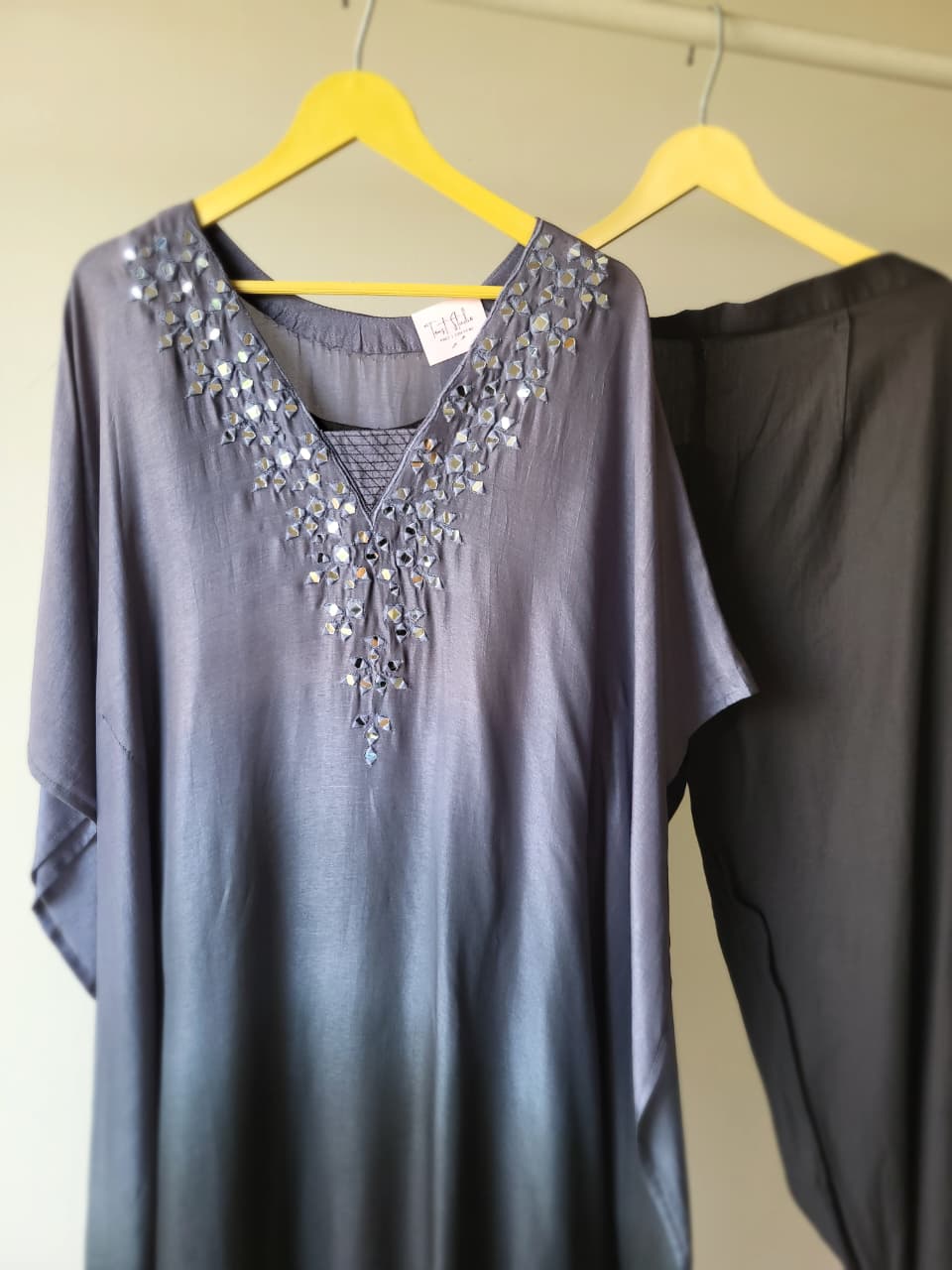 Aurora Kaftan - Ash (Ready stock)
