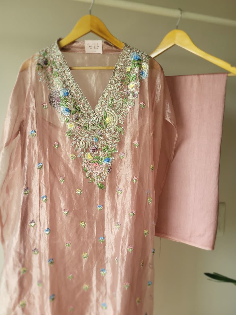 Rose Khwaab unstitched suit