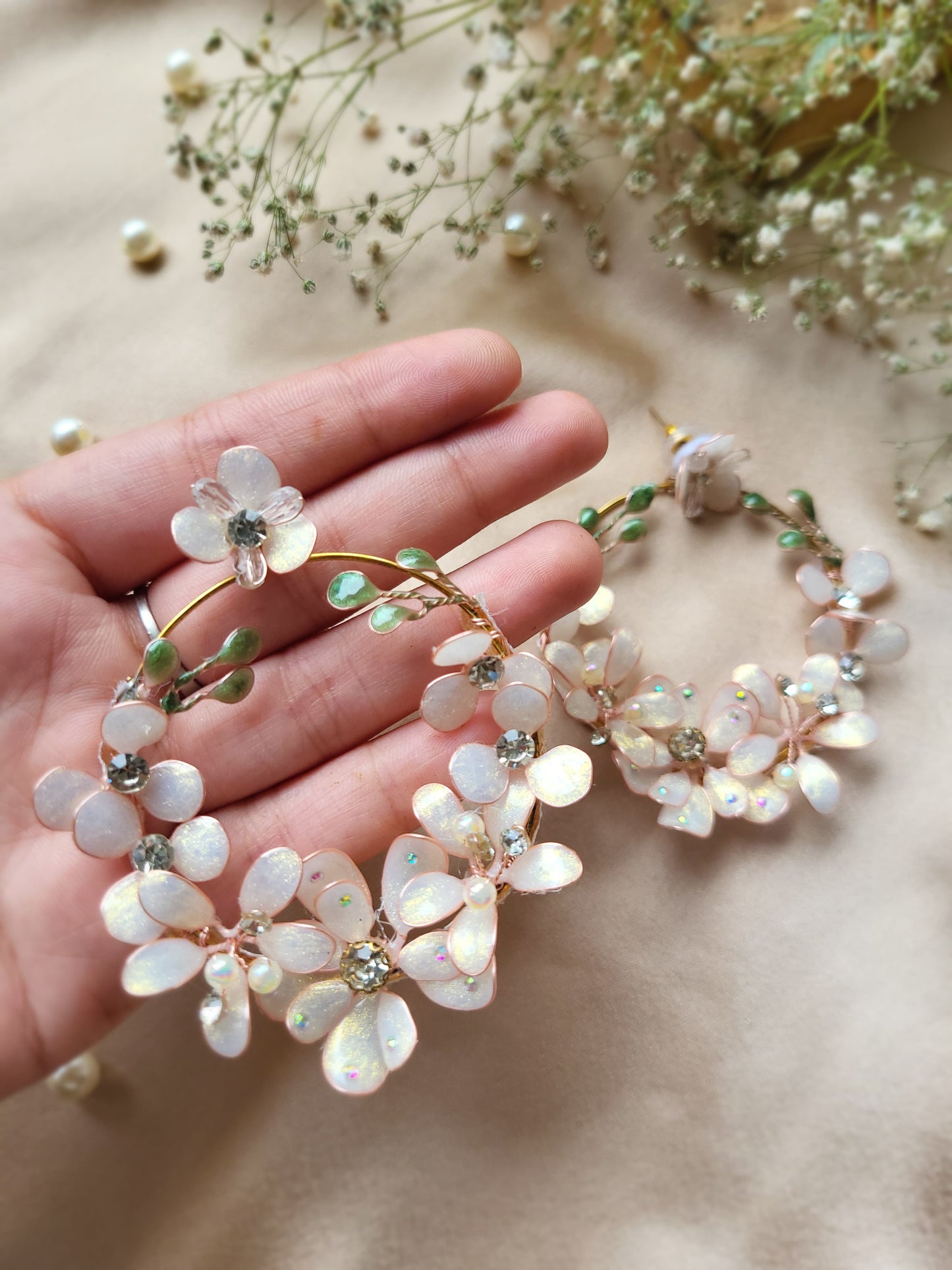 Floral Hoops