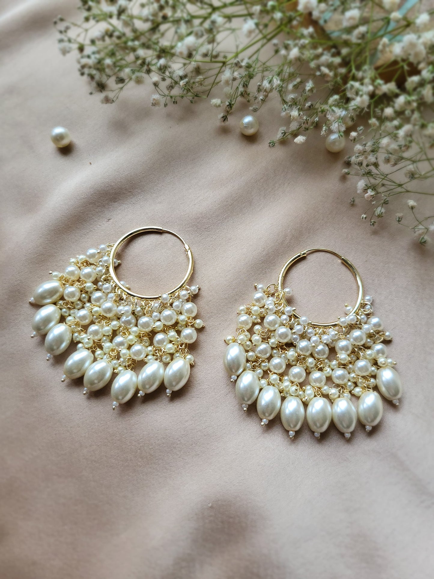 Ivory Kundan Chandbali 🦪