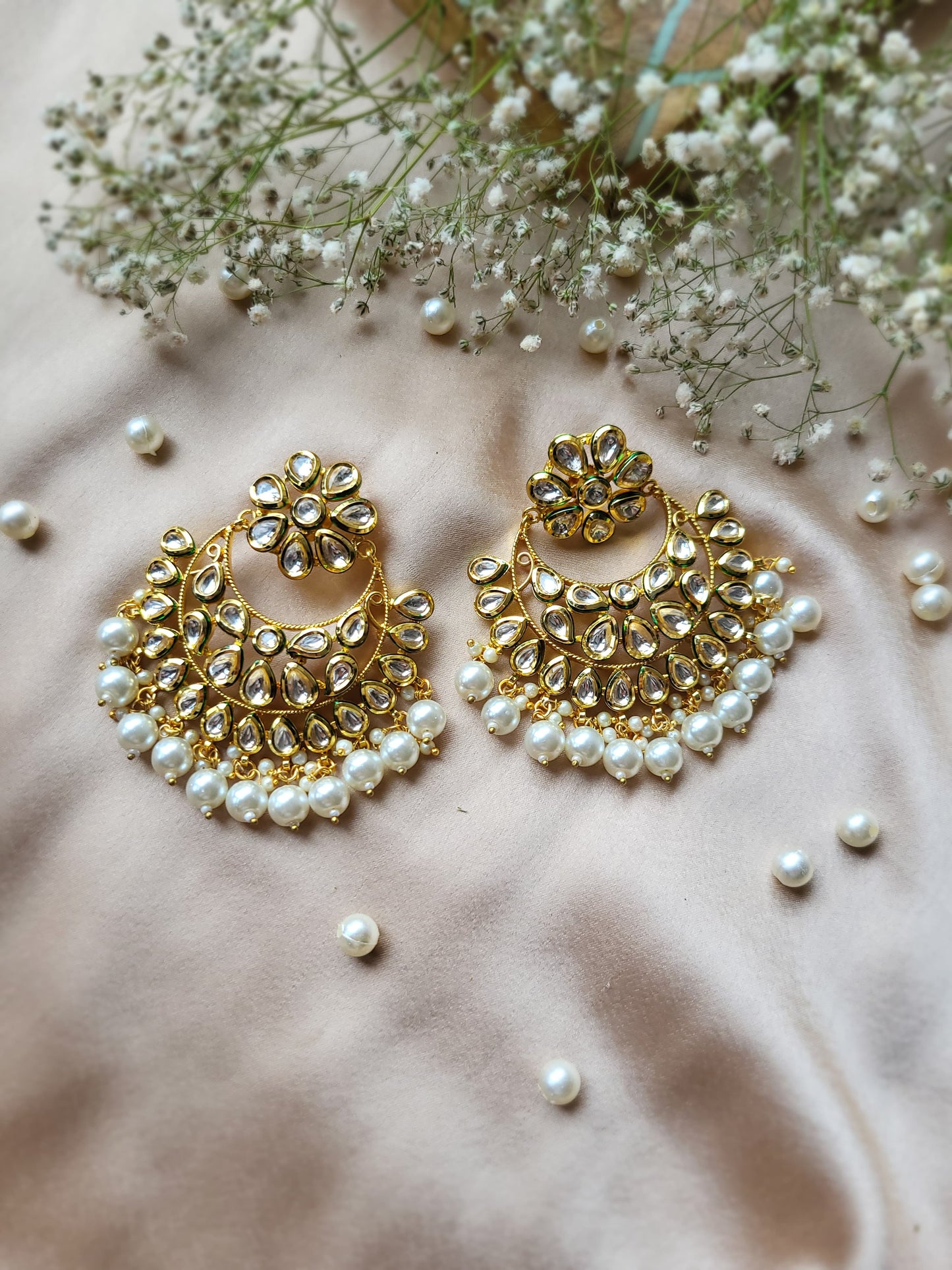 Golden heirloom Chandbali