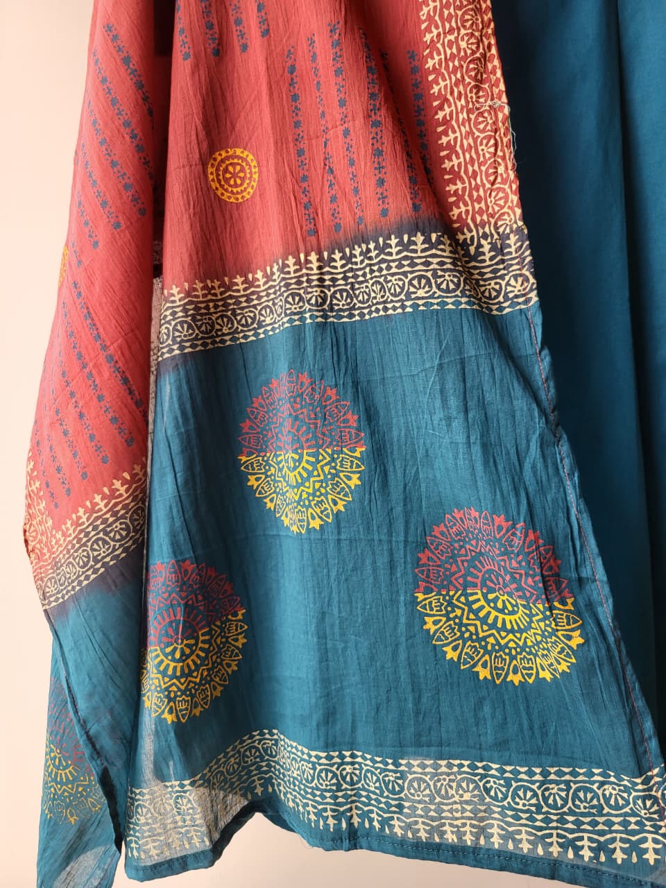 Teal Ethnic Charm suit