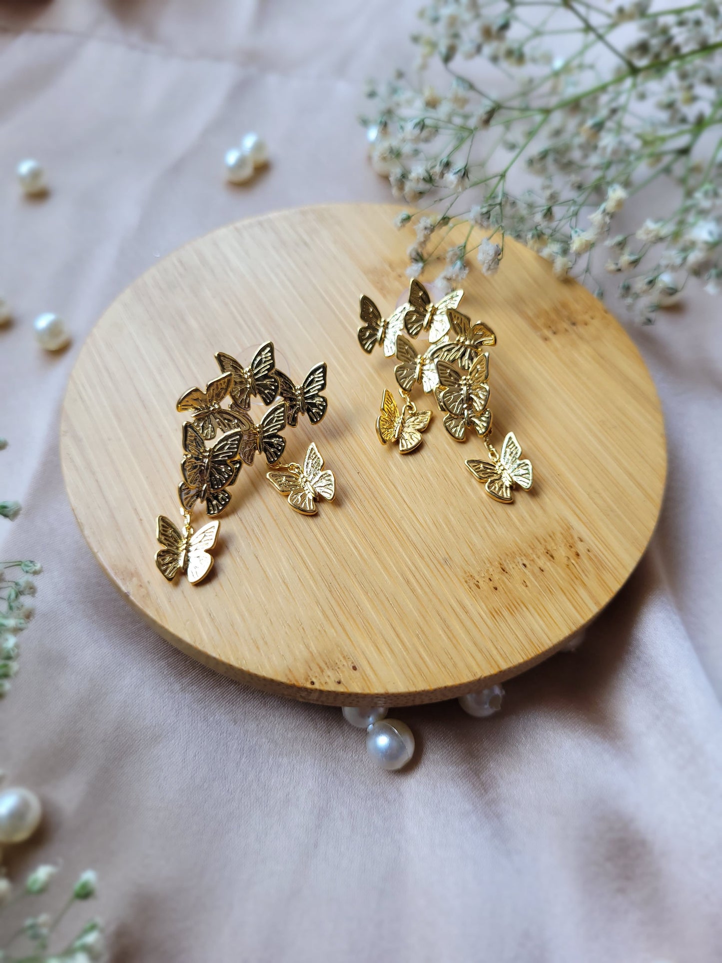 Butterfly Cluster Earrings