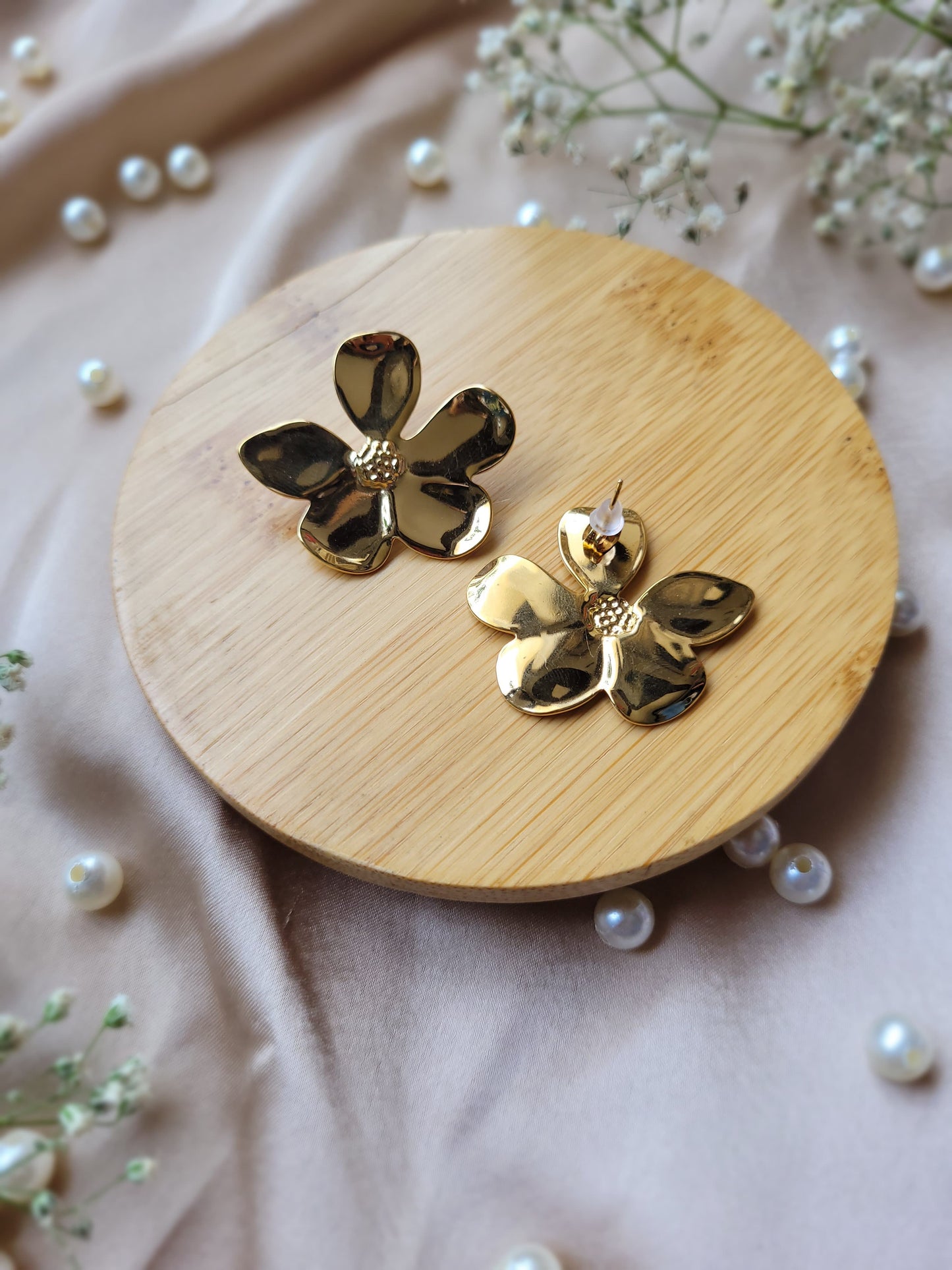 Classic Lotus Earrings
