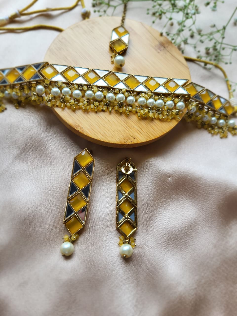 The Sunflower necklace set