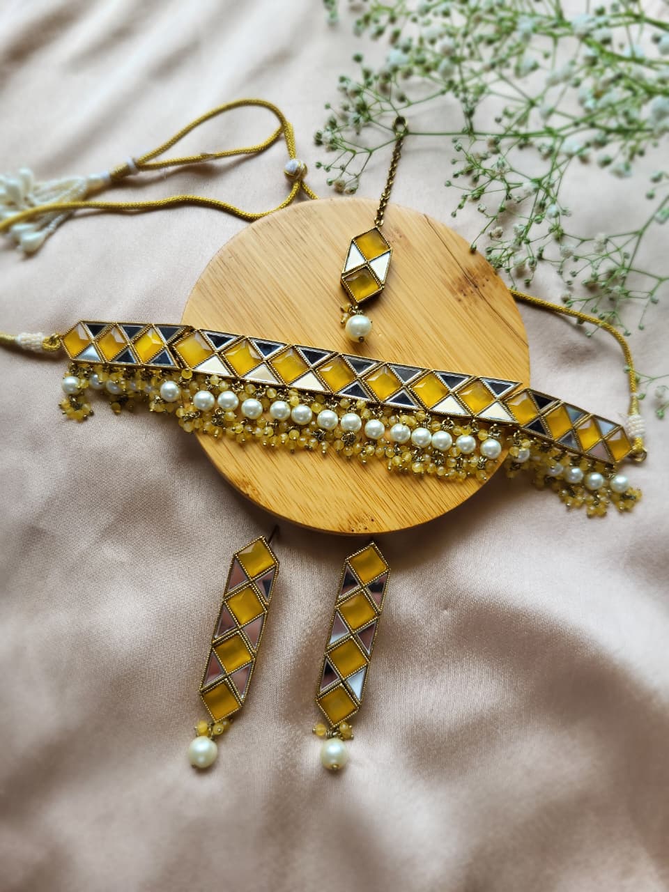The Sunflower necklace set