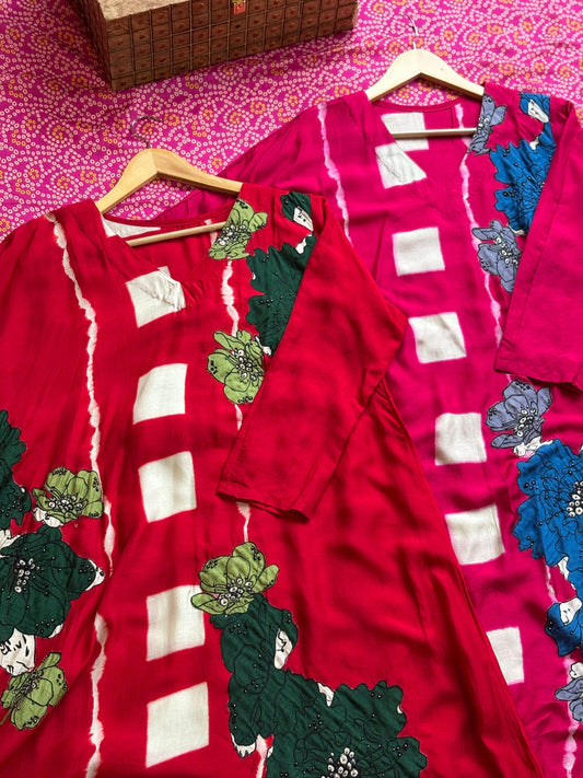 Rosa Ember Kaftaan Set