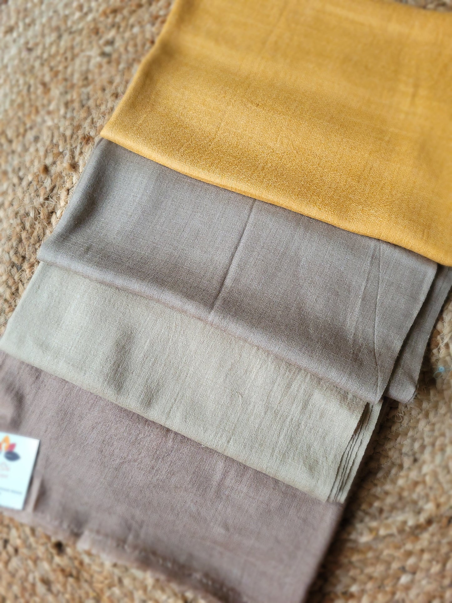 Semi Pashmina Plain Shawls