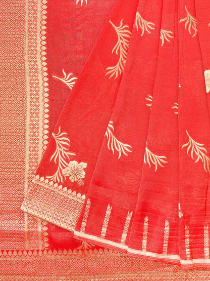 New bridal tissue motif saree