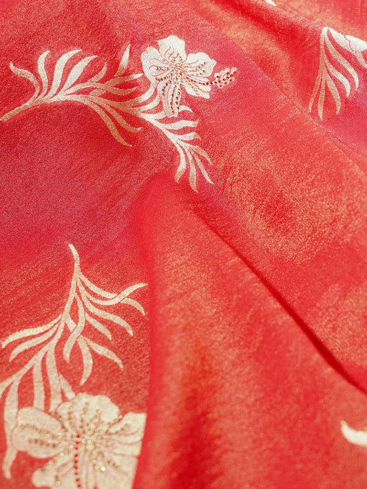 New bridal tissue motif saree