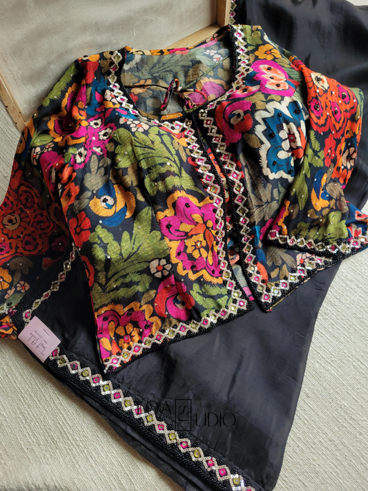 Blackforest Heritage Saree (Ready To Ship)