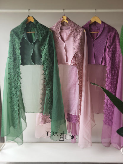 Drape Skirt Partywear Set