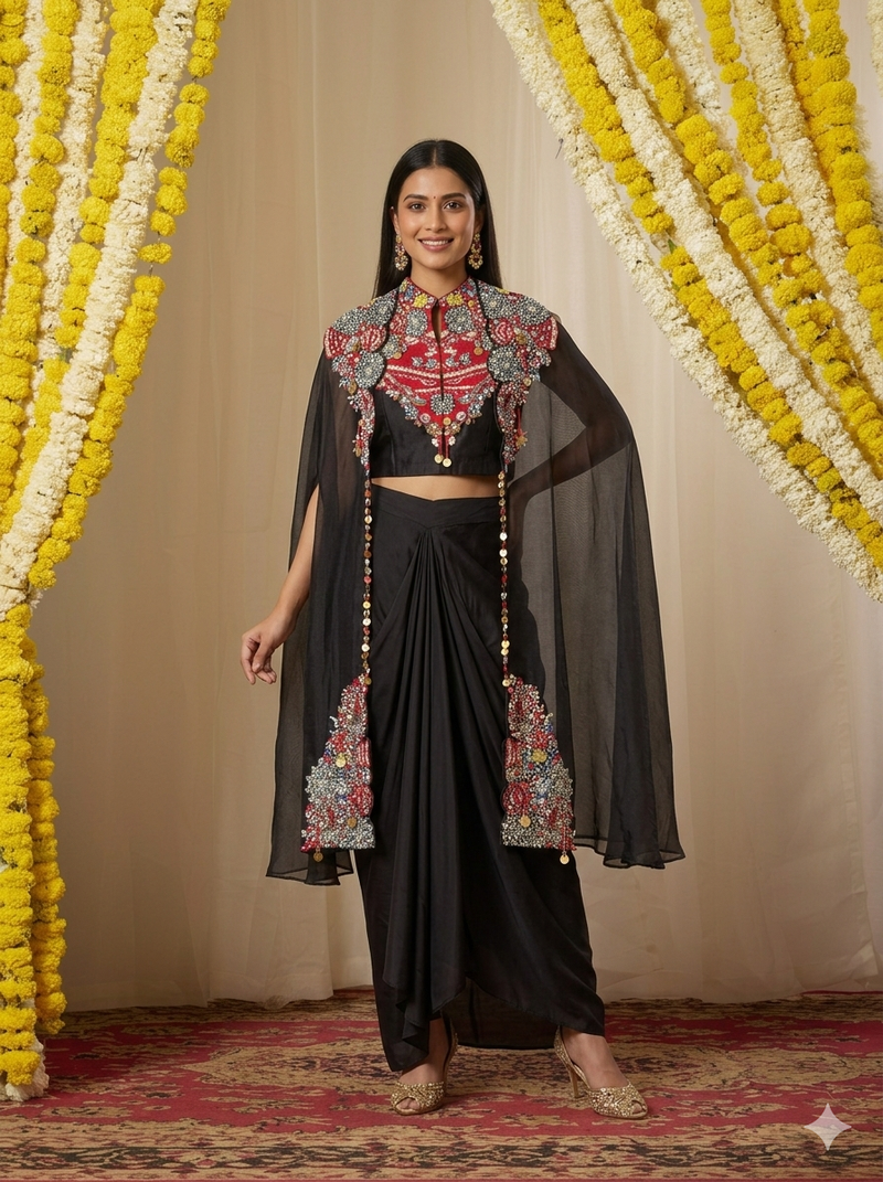 AK inspired Indowestern 3 piece Set (Ready To Ship)