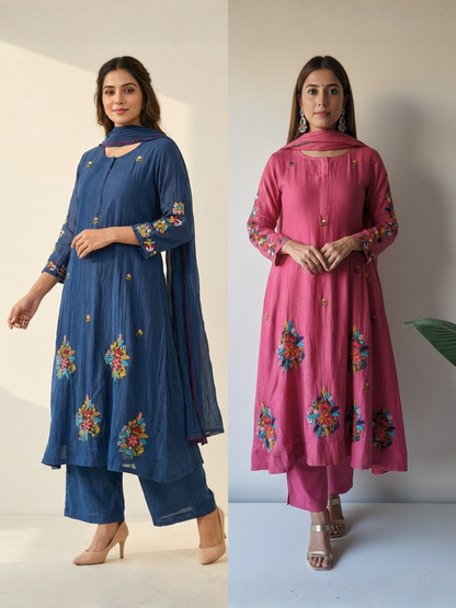 Hazel French Embroidered Set ( Ready To Ship)