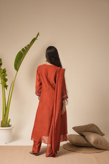 Sugandha Ethnic Mulchanderi Set (Ready To Ship)