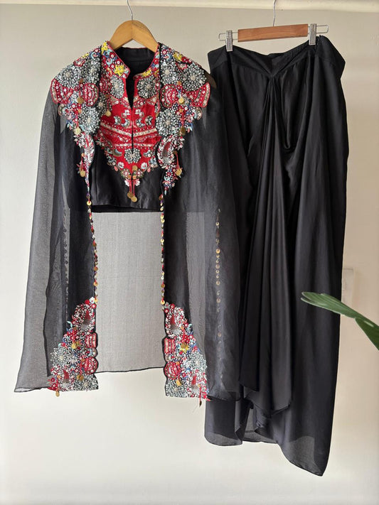 AK inspired Indowestern 3 piece Set (Ready To Ship)