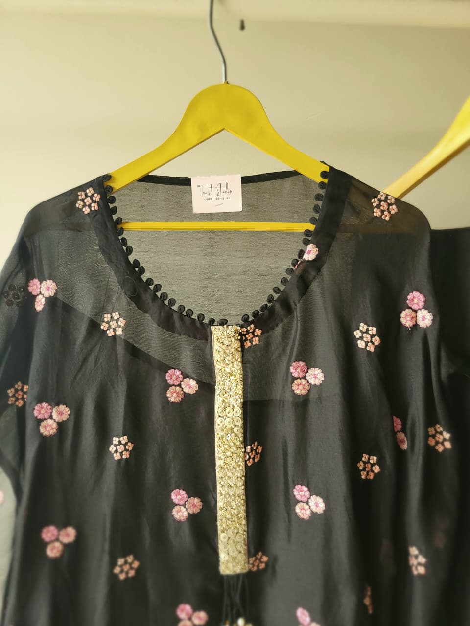 Flamingo Unstitch suit  (Ready To Ship)