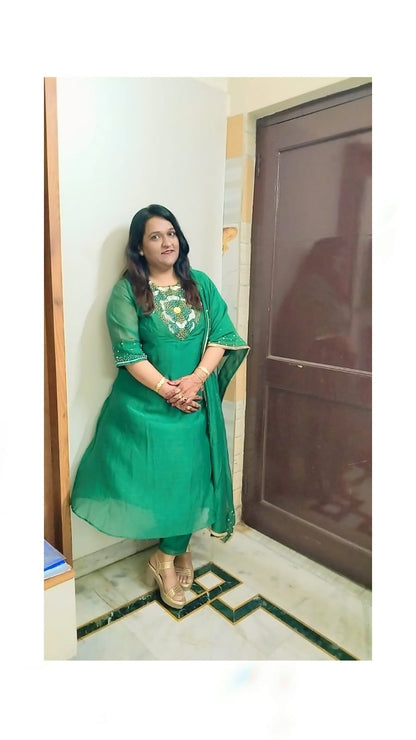 Jodhpuriya Double layer Kurti set ( Ready To Ship)