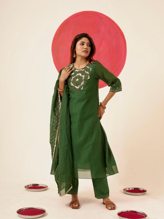 Jodhpuriya Double layer Kurti set ( Ready To Ship)
