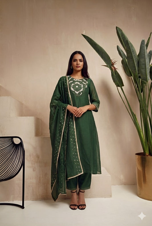 Jodhpuriya Double layer Kurti set ( Ready To Ship)