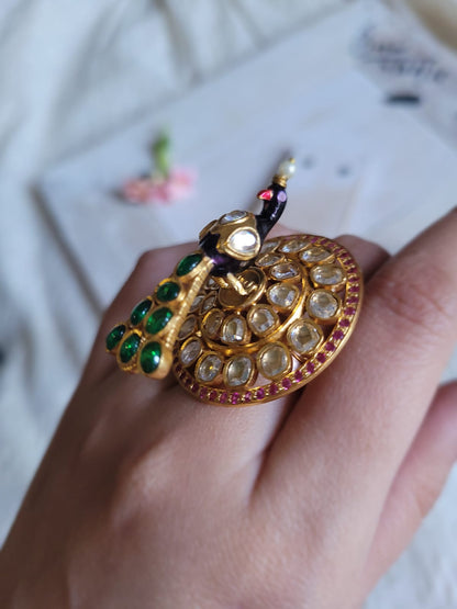 Peacock Ring