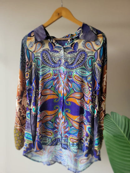 Blue Lagoon Top (Ready to Ship)