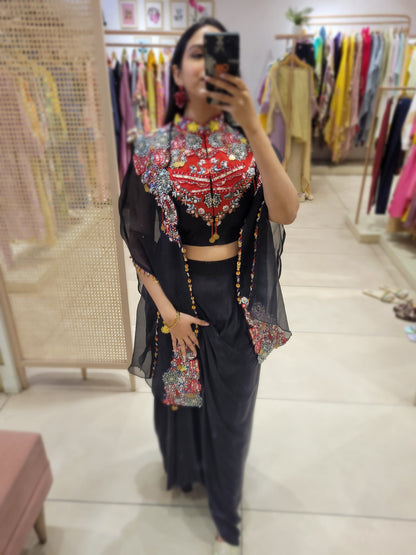 AK inspired Indowestern 3 piece Set (Ready To Ship)