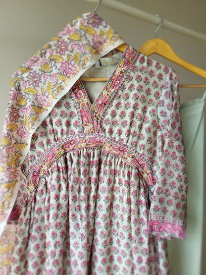 Padma Chanderi suit Set (Readystock)