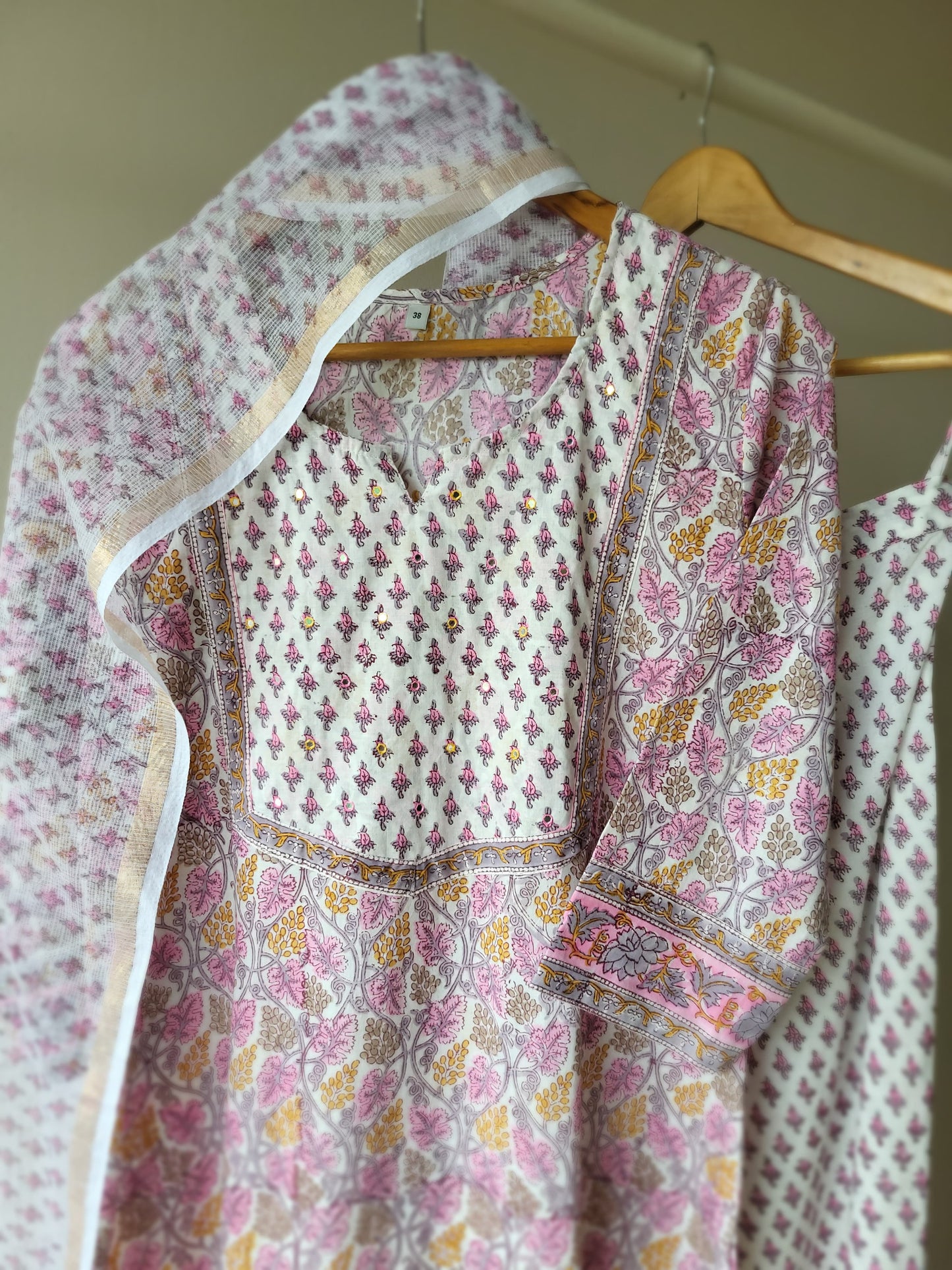 Jaipuri Block Print Cotton SuitSet