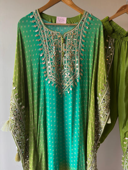 BeautiFul Gotapatti kaftan (Ready To Ship)