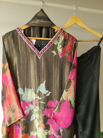 Copper Colour Suit set(Ready To Ship)